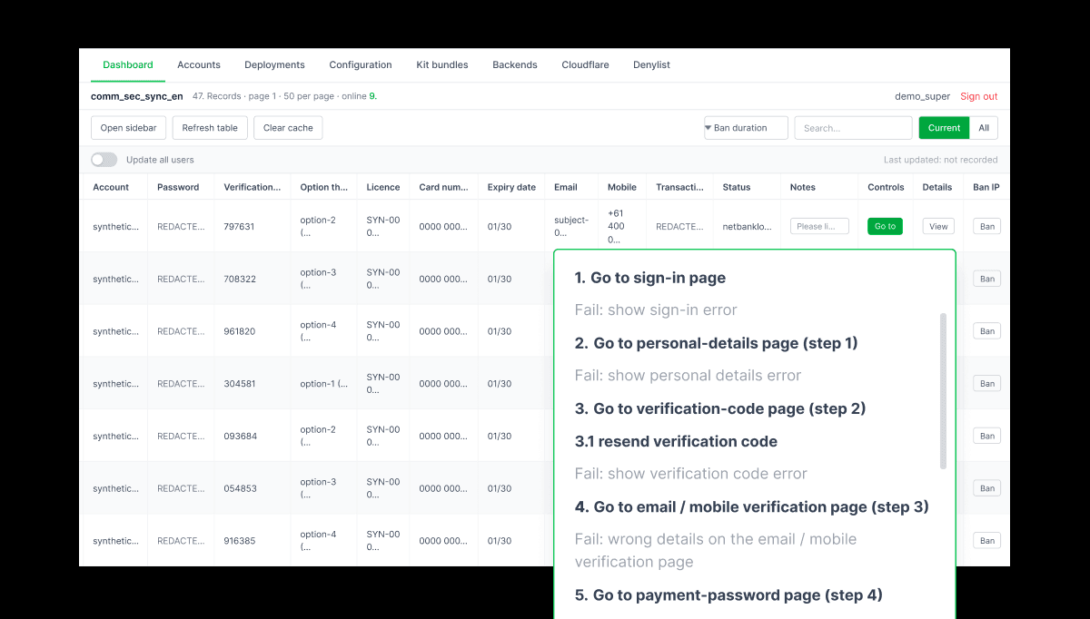 ZeroTokens: Phishing Platform Gives Operators Real-Time Control of Attack Flow